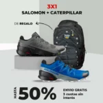 2x1 Zapatillas Salomon + Mochila Caterpillar GRATIS