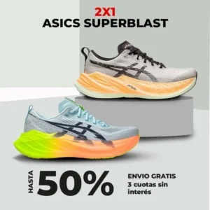 ¡OFERTA EXCLUSIVA! Asics 2x1