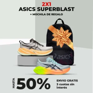 ¡OFERTA EXCLUSIVA! Asics 2x1 + Mochila de REGALO